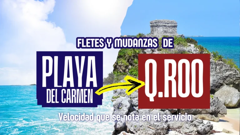 Mudanza Express de Playa del Carmen a Quintana Roo